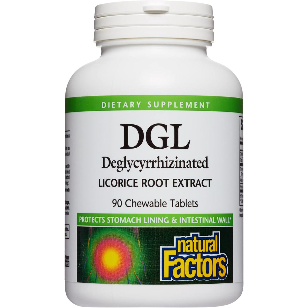Natural Factors Dgl Chewable 400mg , 90 Chewable Tablets