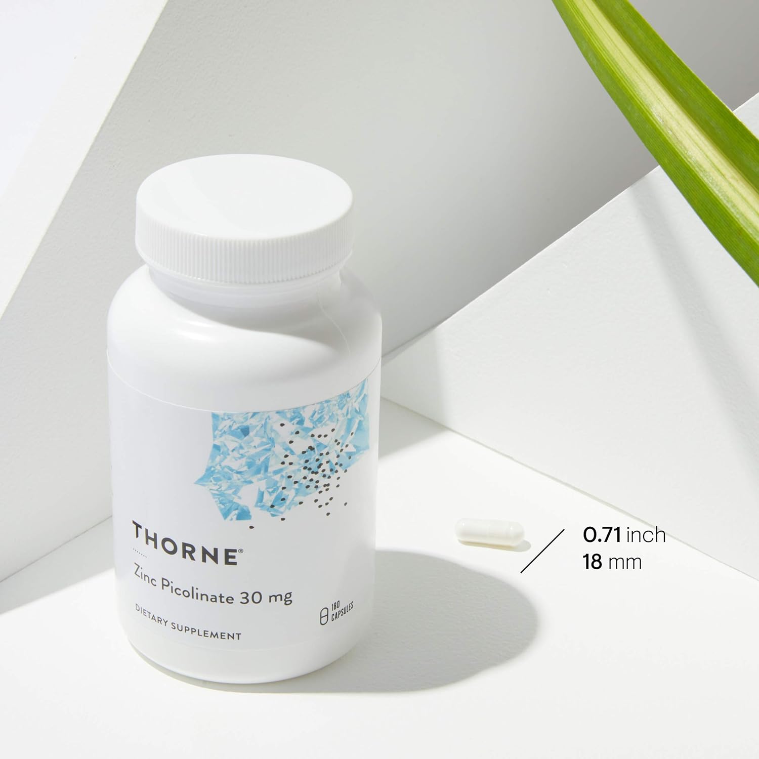 Thorne Research - Zinc Picolinate 30 mg - Well-Absorbed Zinc Supplement for Immune Function - 180 Capsules