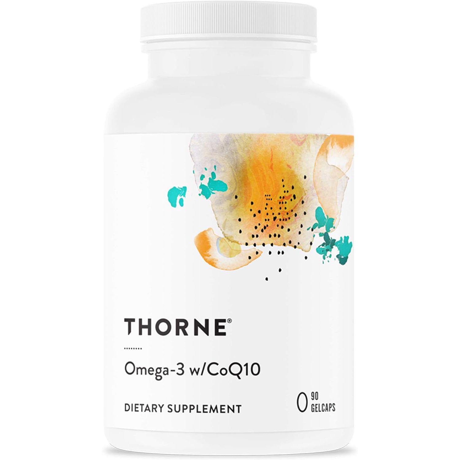 Thorne Research - Omega-3 with CoQ10 - Omega-3 Fatty Acids Supplement with CoQ10 - EPA and DHA - 90 Gelcaps