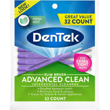 DenTek Slim Brush Interdental Cleaners  Brushes Between Teeth  Extra Tight Teeth  Mouthwash Blast Flavor  32 Count (packaging may vary)
