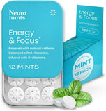 NeuroGum, NeuroMints, Energy & Focus, Peppermint, Bulk Bag, 180 PCs