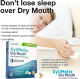 OraCoat XyliMelts for Dry Mouth, Stick-on Melts for Moisturizing,Fresh Breath Gluten Free, Mild-Mint Flavour (240)
