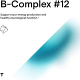 Thorne Research - B-Complex #12 - Vitamin B Complex With Active B12 and Folate - 60 Capsules