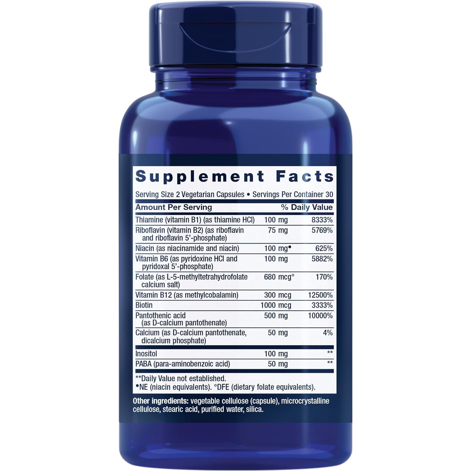 Life Extension Bio Active Complete B Complex 60 Veg Caps