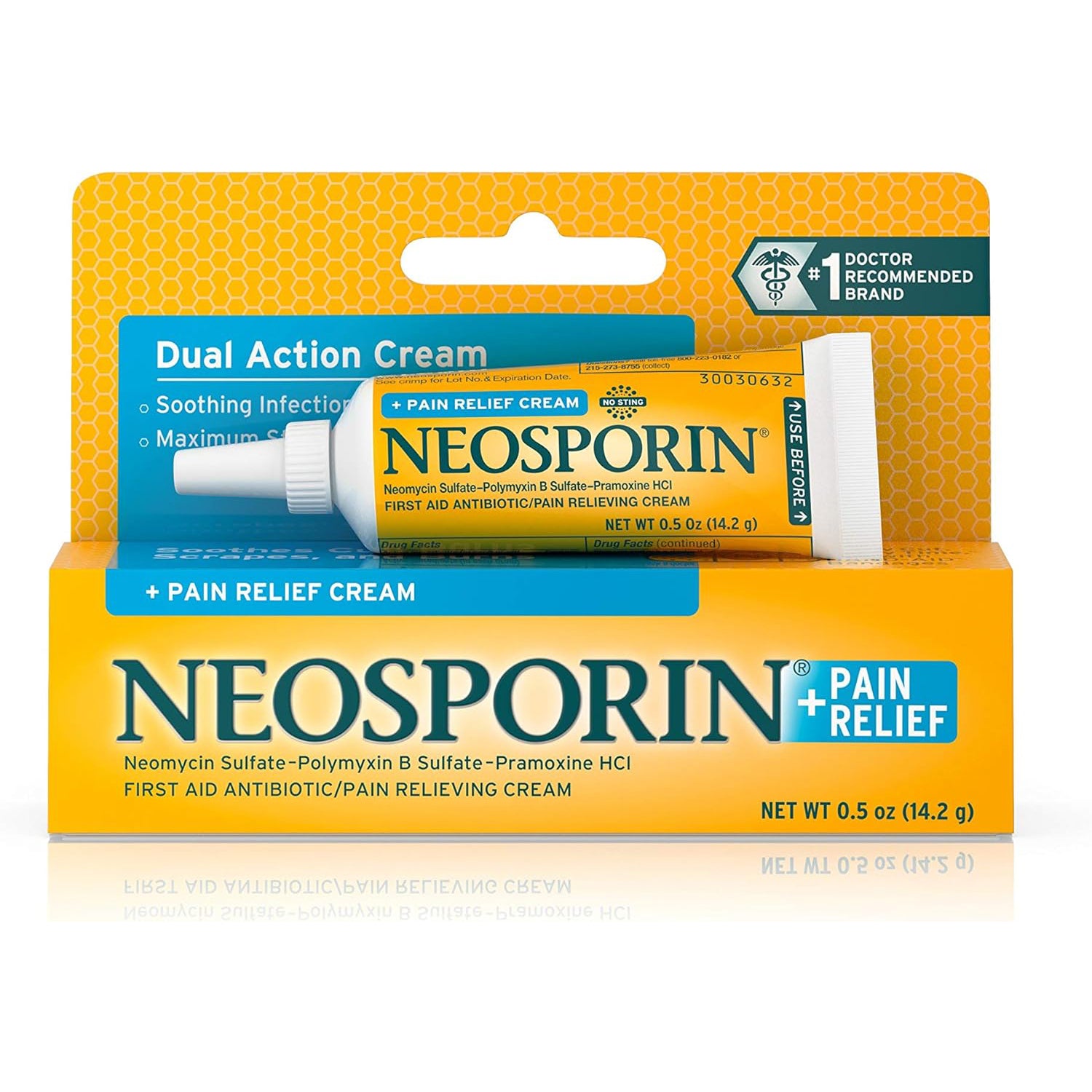 Neosporin + Pain Relief Dual Action Cream, .5 Oz
