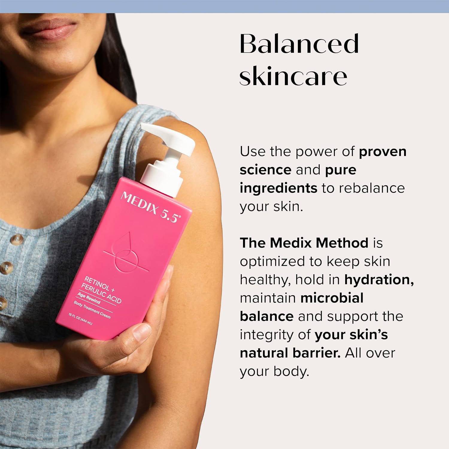 Medix 5.5 Retinol Cream With Ferulic Acid Anti-Sagging Treatment. Targets Crepey Wrinkles And Sun Damaged Skin. Anti-Ageing Cream Infused With Black Tea, Aloe Vera, And Chamomile 440mL (15 Oz)