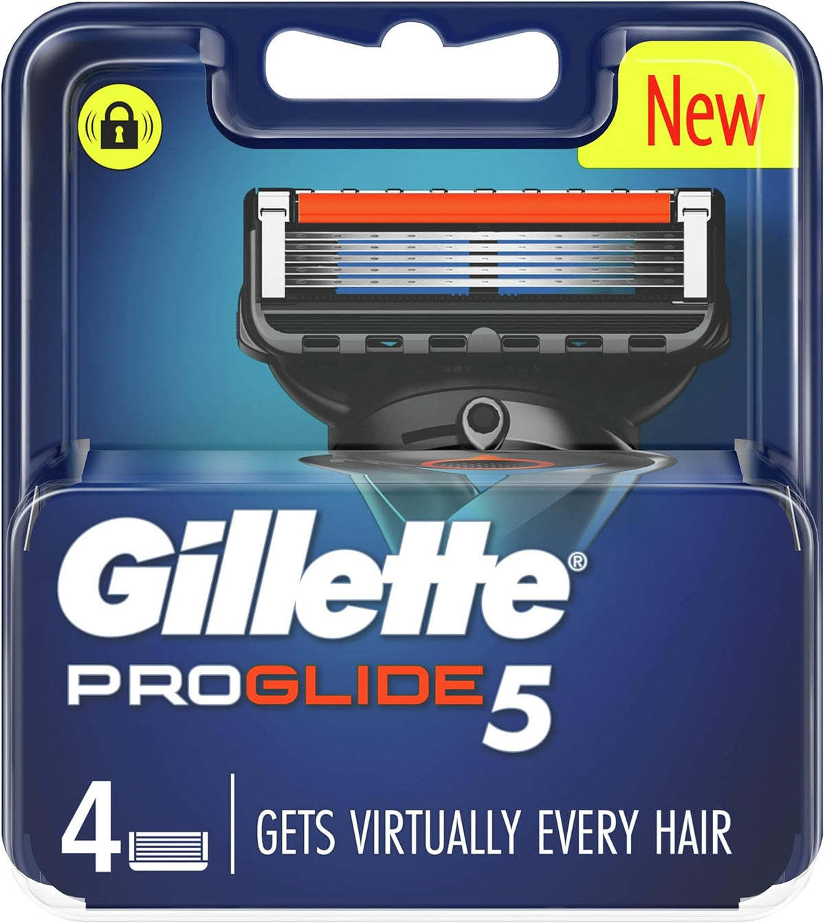 Gillette Fusion ProGlide Manual Razor Blades, 4 Count