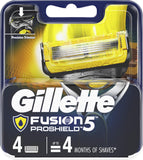 Gillette Fusion Proshield Men's Fusion Razor Blade Refills, 4 Pack