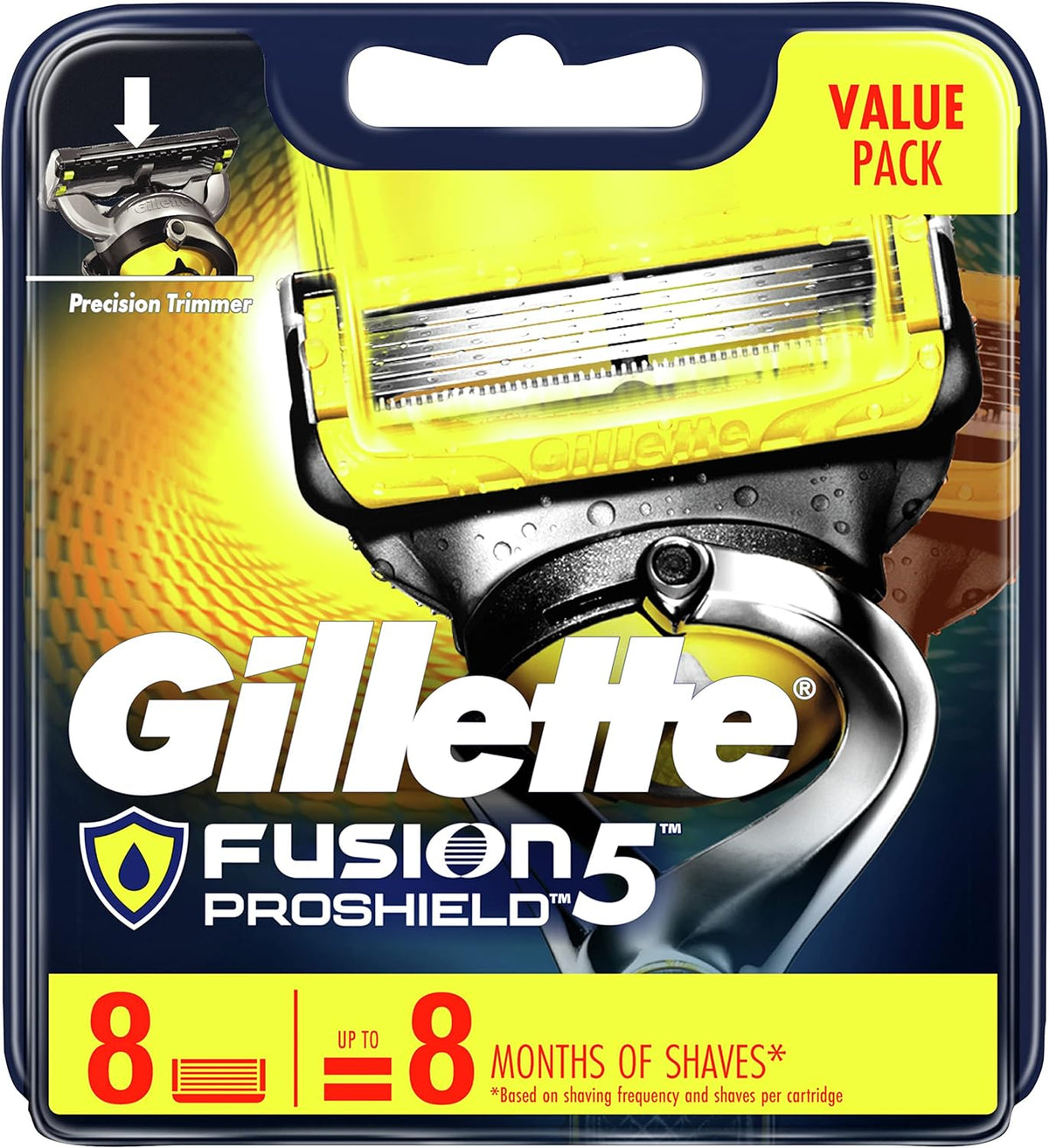 Gillette Fusion5 Proshield Cartridges 8 Pack