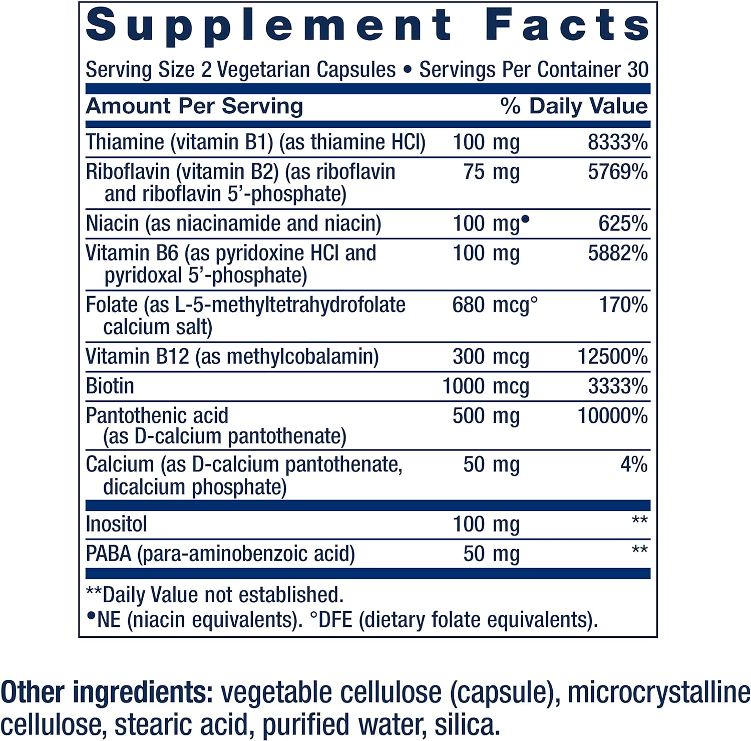 Life Extension Bio Active Complete B Complex 60 Veg Caps