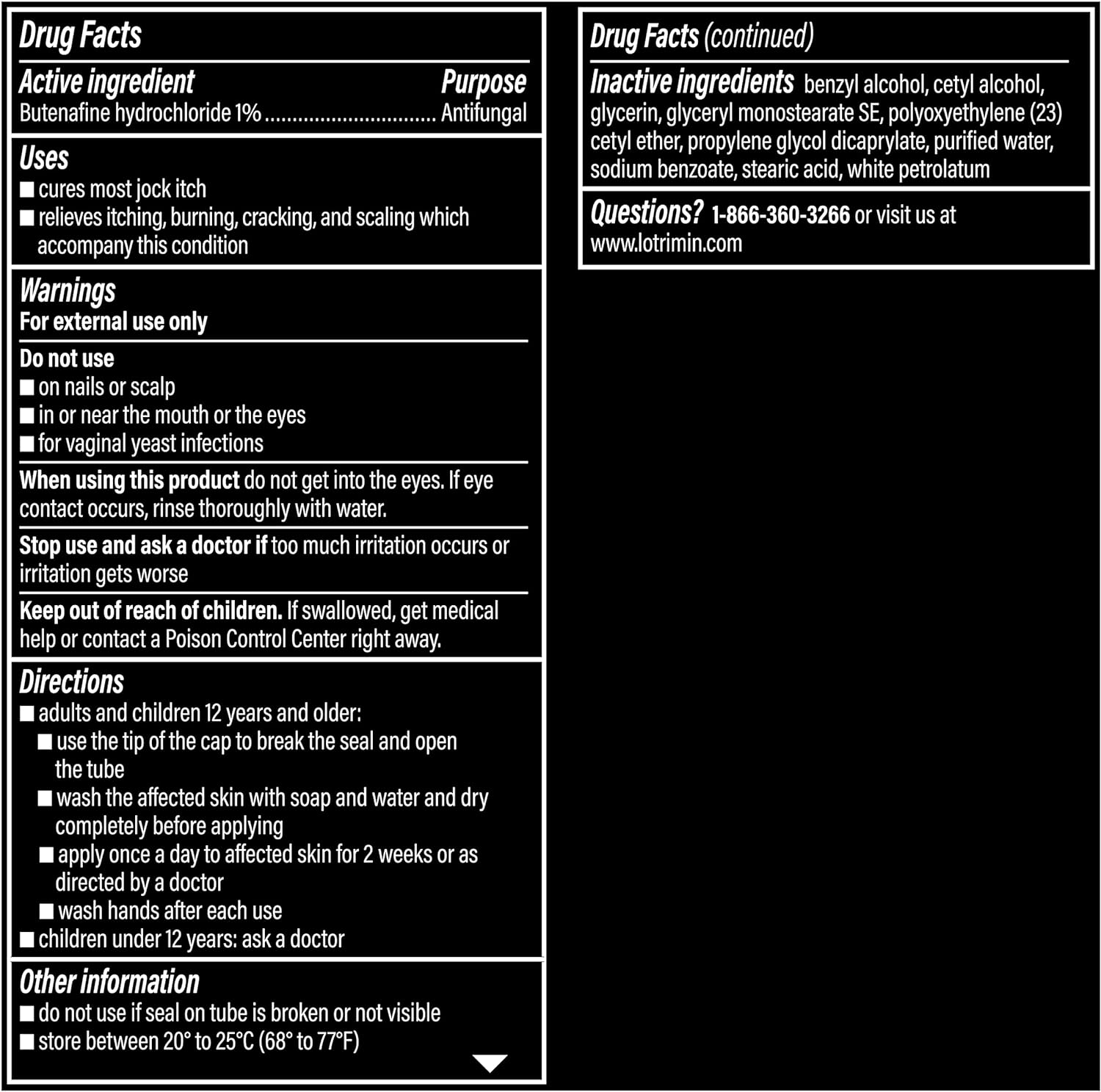 Lotrimin Ultra Antifungal Jock Itch Cream, Prescription Strength Butenafine Hydrochloride 1% Treatment, Clinically Proven to Cure Most Jock Itch, Cream, 0