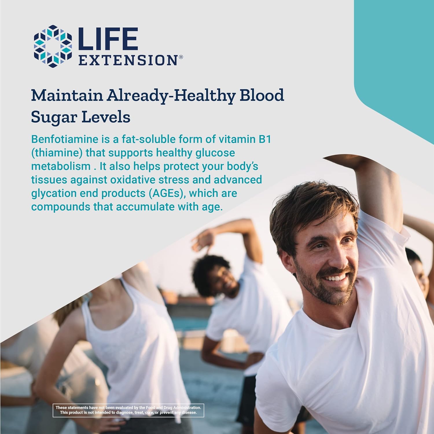 Life Extension Benfotiamine w Thiamine 120 vegetarian capsules