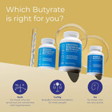 BodyBio Butyrate with Sodium - Supports Healthy Digestion, Gut & Microbiome - Increases Leptin Production for Appetite Control - No Fillers or Additives - 60 Capsules