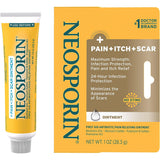 Neosporin Pain Itch Scar Antibiotic Ointment for Infection Prevention and Pain Relief, 1.0 oz