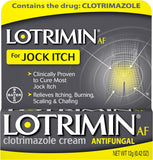 Lotrimin AF Jock Itch Antifungal Cream, Clotrimazole 1%, Clinically Proven Effective Treatment of Most Jock Itch, For Adults and Kids Over 2 years, 0.42 Ounce (12 Grams)