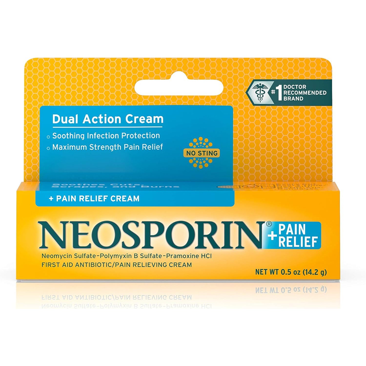 Neosporin + Pain Relief Dual Action Cream, .5 Oz