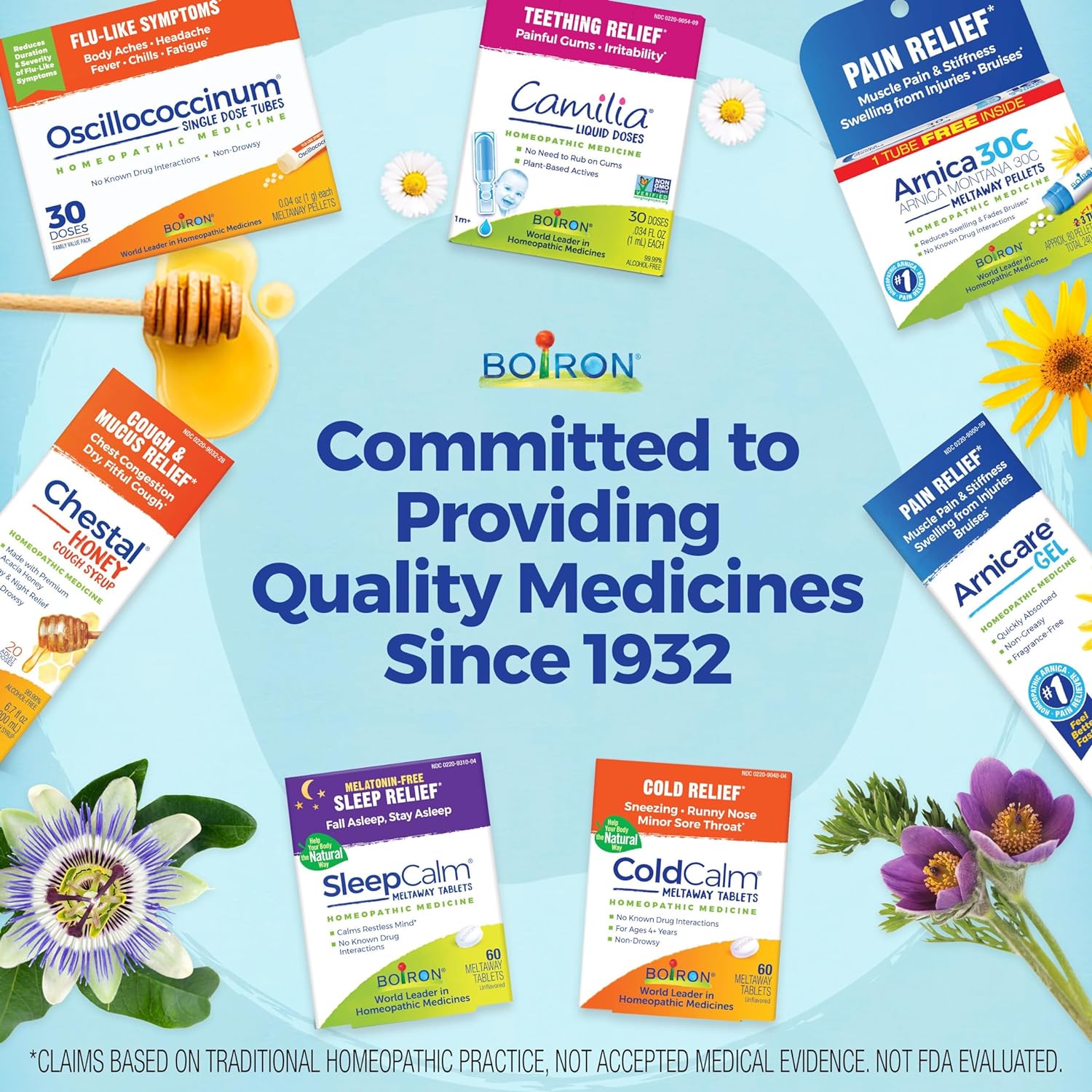 Boiron Oscillococcinum 30 Doses Homeopathic Medicine for Flu-Like Symptoms