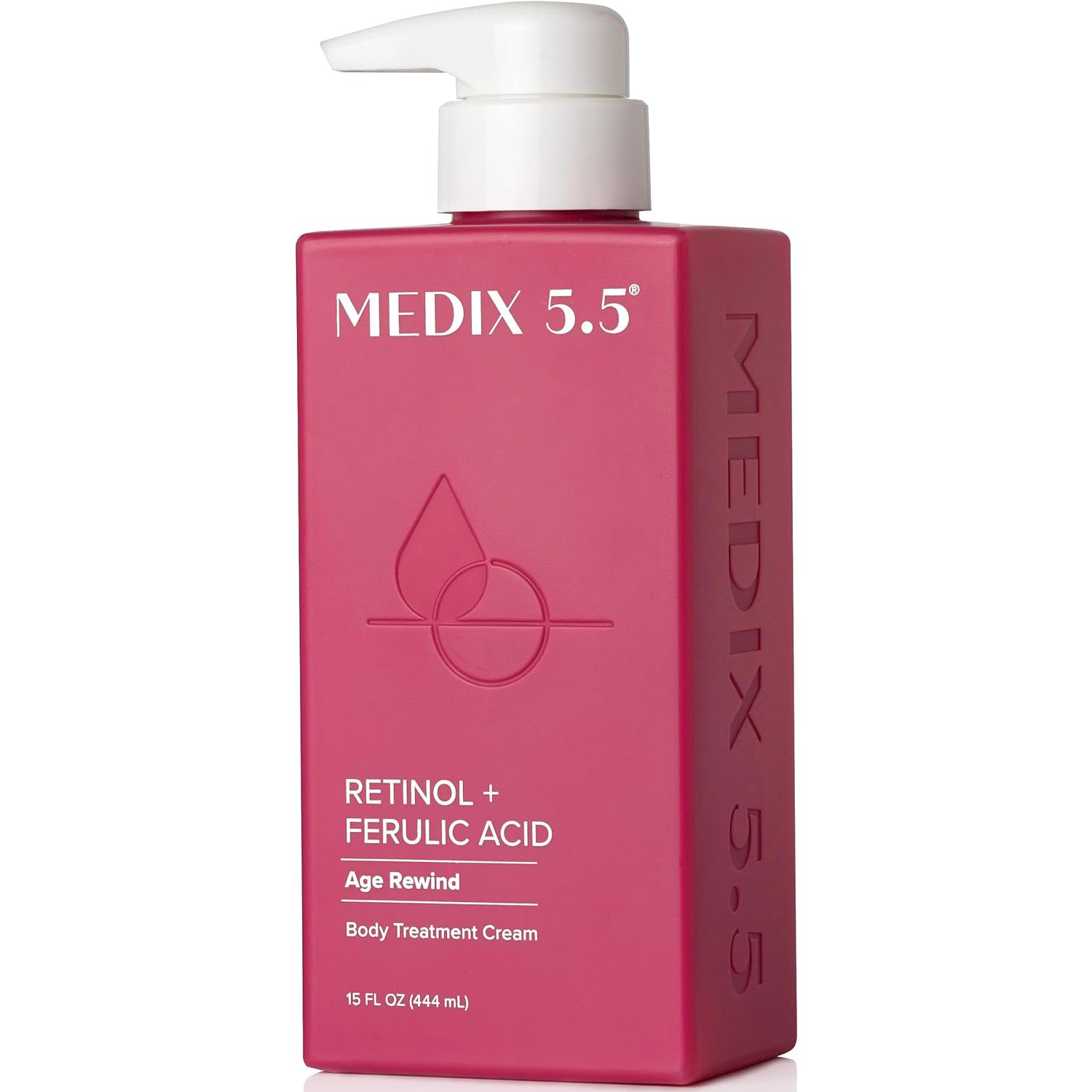 Medix 5.5 Retinol Cream With Ferulic Acid Anti-Sagging Treatment. Targets Crepey Wrinkles And Sun Damaged Skin. Anti-Ageing Cream Infused With Black Tea, Aloe Vera, And Chamomile 440mL (15 Oz)