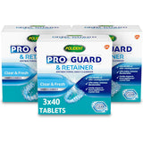 Polident ProGuard & Retainer Cleaning Tablets, Mouth Guard Cleaner and Retainer Cleaner Tablets - 40 Count (Pack of 3)