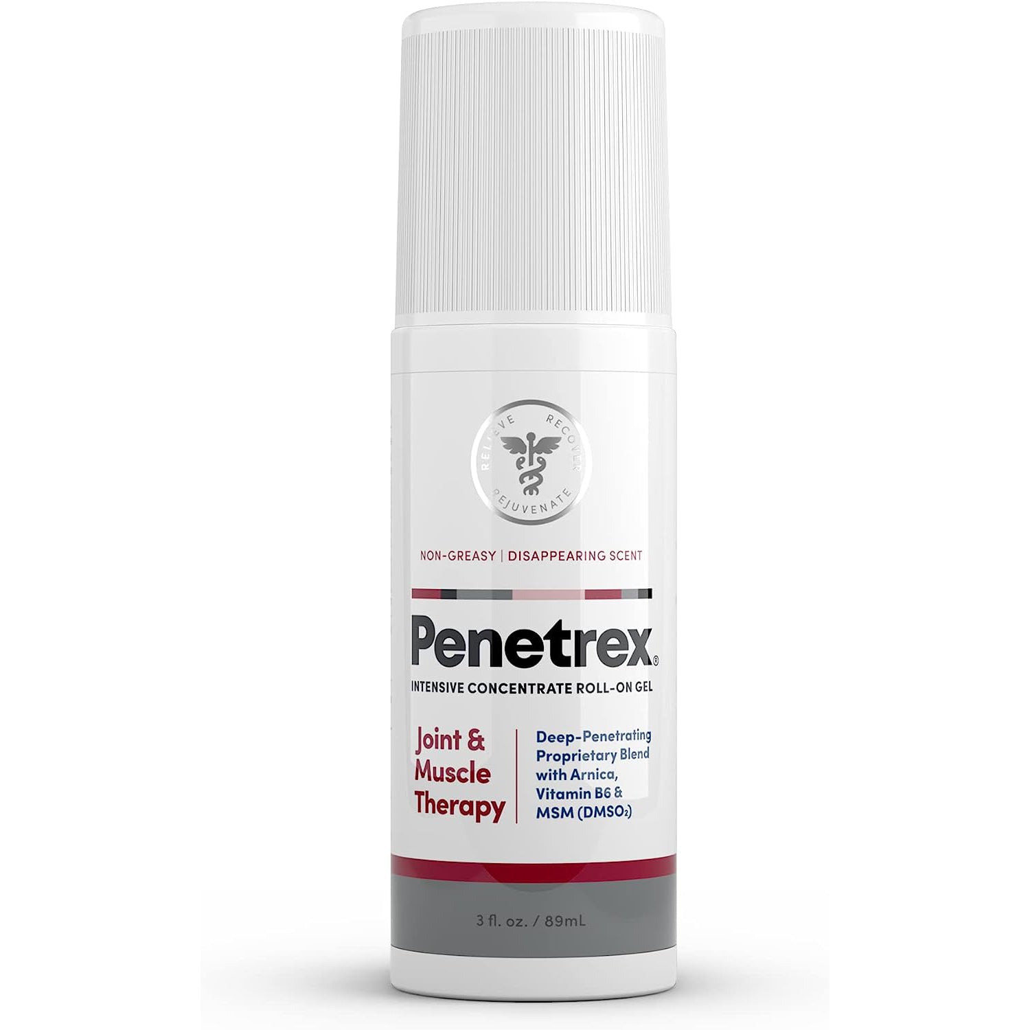 Penetrex Pain Relief Roll-On [3 Oz] – Effective on its own -and- Used to Accelerate Results with Arthritis Gloves, Back Pain Massagers, Knee Braces, Tennis