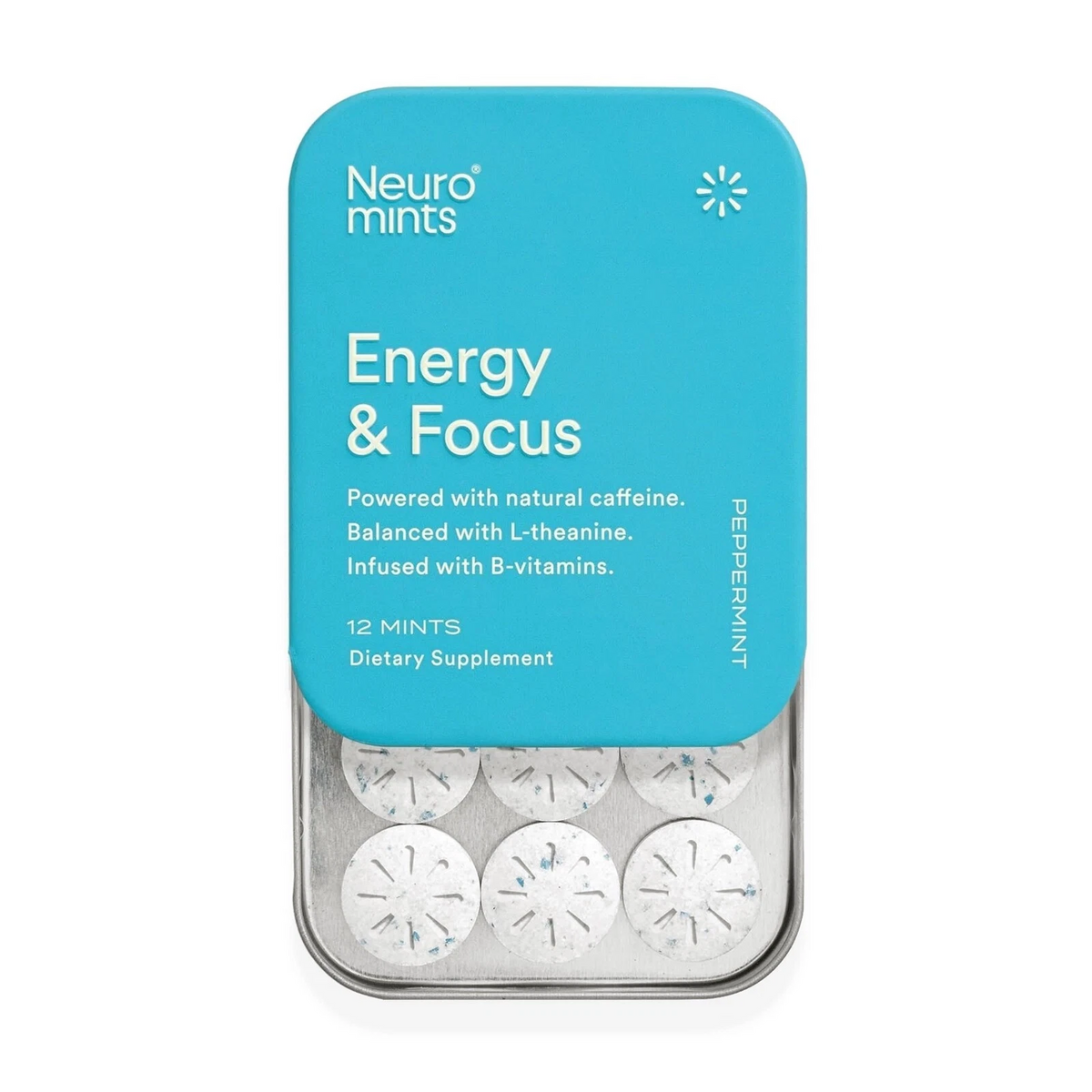 NeuroGum NeuroMints Energy & Focus Peppermint 12 Pieces
